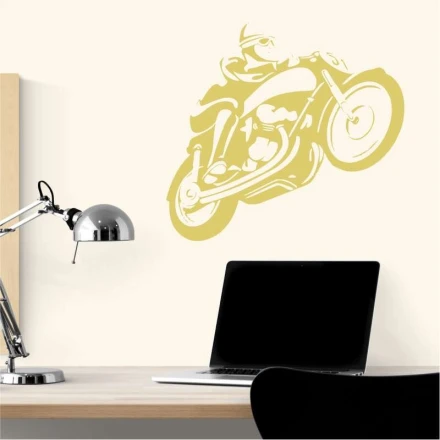 Szablon na ścianę motocykl vintage 2333