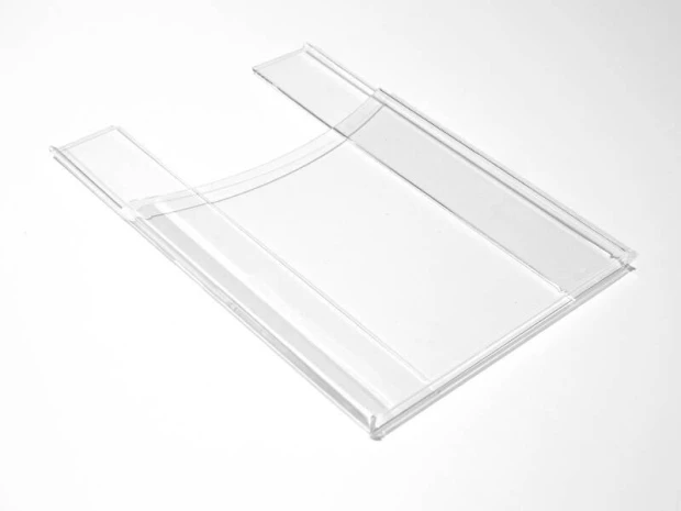 Kieszeń wisząca z plexi A4 głębokość 4cm pion/poziom - Wzór graficzny. Przezroczysta kieszeń o prostokątnym kształcie