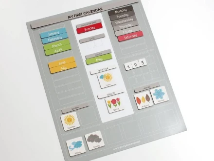 Kalendarz dla dzieci angielski MAGNES