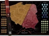 Mapa zdrapka Polska Scratch&Travel - Wzór graficzny. Mapa podzielona na regiony, z ikonami miejsc i kolorowymi obszarami