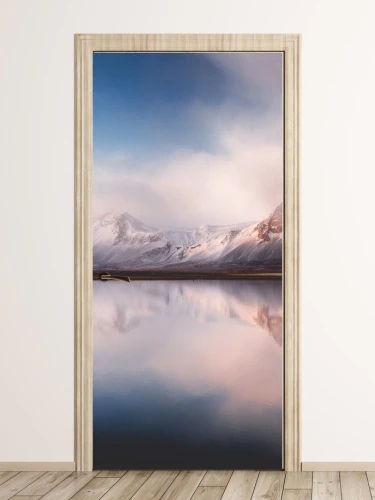 Fototapeta na drzwi jezioro wysoko w górach FP 5745