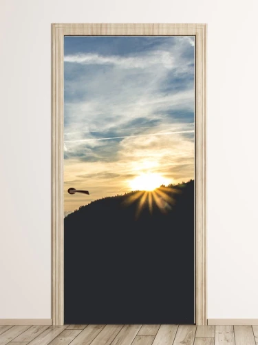 Fototapeta na drzwi zachód słońca FP 5156