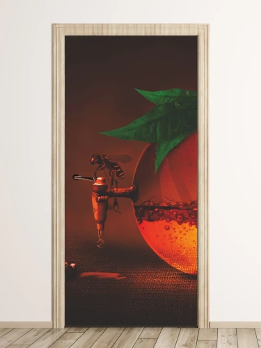 Fototapeta na drzwi pszczoła FP 6099