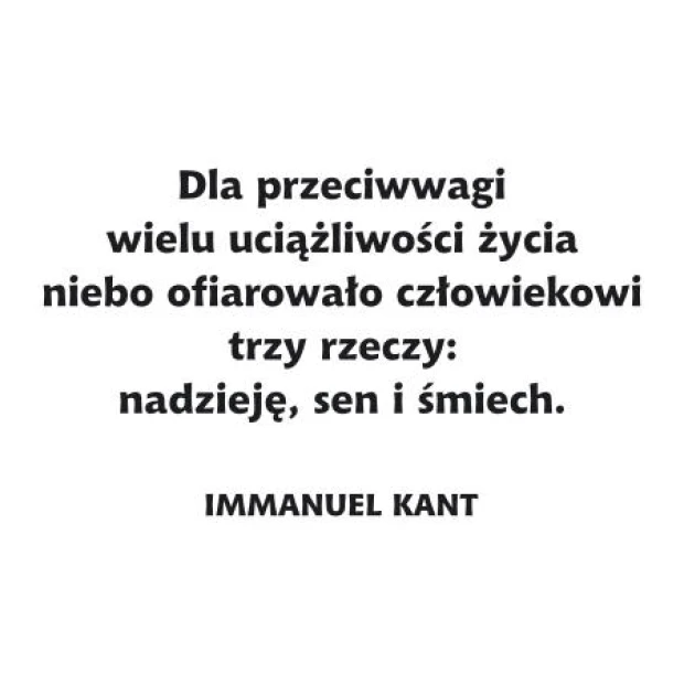 Szablon do malowania cytat: Dla przeciwwagi 1964 - Wzór graficzny. Tekst w dużych, wyraźnych literach, z wyśrodkowaniem