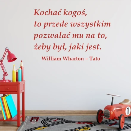 Szablon do malowania cytat: Kochać kogoś 1961