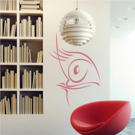 Szablon malarski oko 2030 - Aranżacja w salonie. Ściany w jasnych odcieniach, nowoczesne meble