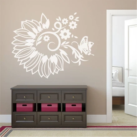 Szablon malarski roślinny 2120