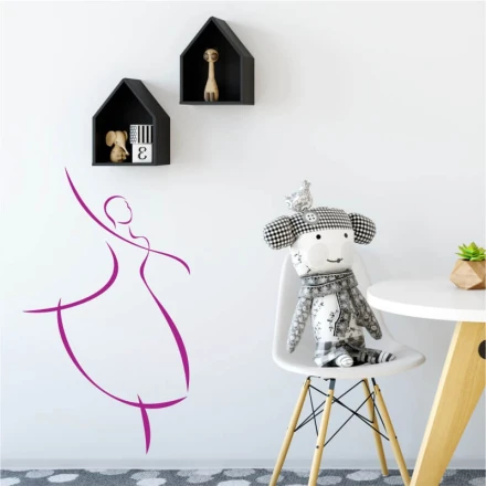 Szablon na ścianę balet 2034