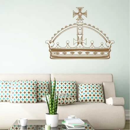 Szablon na ścianę korona 2063