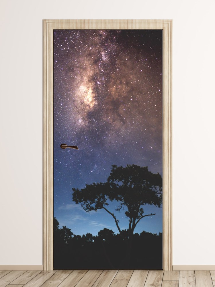 Fototapeta na drzwi gwieździste niebo FP 6156