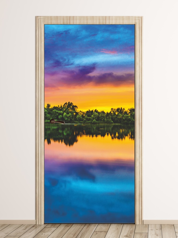 Fototapeta na drzwi nad rozlewiskiem FP 6227