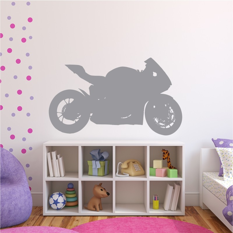 Naklejka na ścianę motocykl sportowy 2310