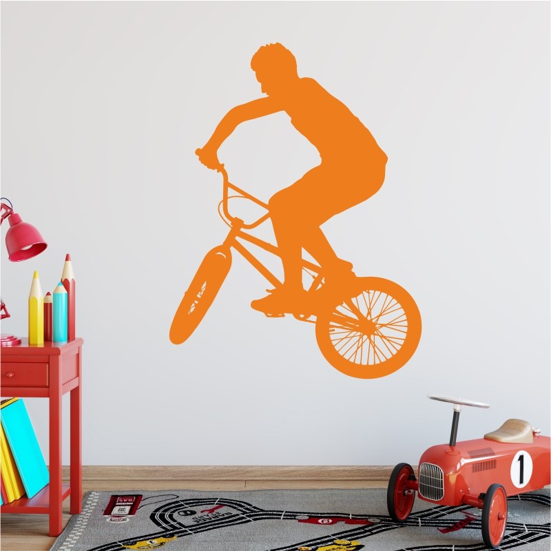 Naklejka na ścianę rower. BMX 2321
