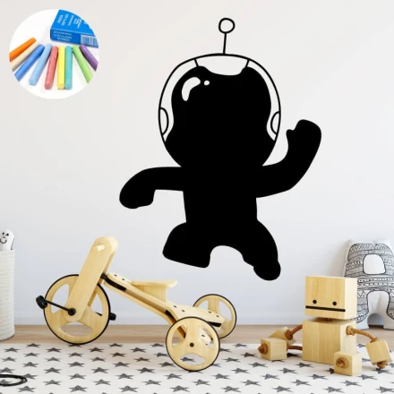 Naklejka kredowa dla dzieci kosmonauta 271