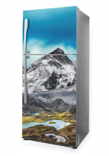 Okleina na lodówkę naklejka góry P1091