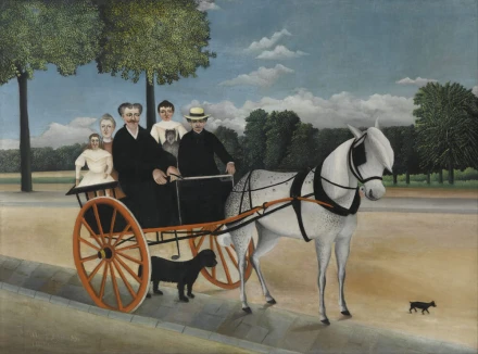 Reprodukcja La Carriole du père Junier, Henri Rousseau