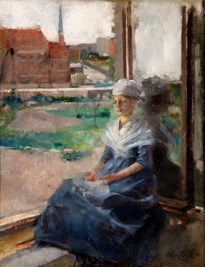 Reprodukcja Bretonka - Olga Boznańska