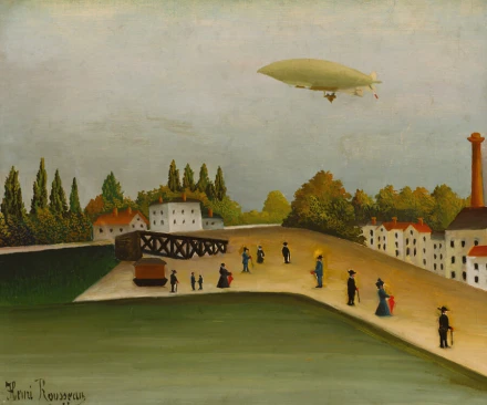 Reprodukcja Quai d'Ivry, Henri Rousseau