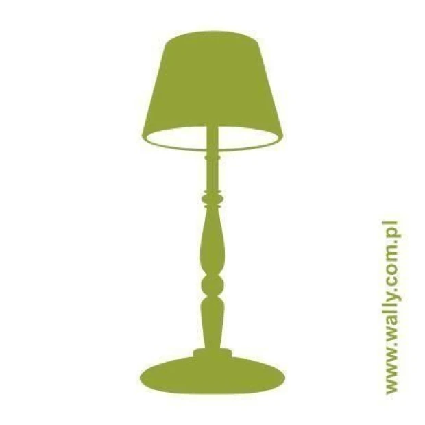 Stylowa naklejka lampa 1049 w eleganckim zielonym odcieniu, idealna do nowoczesnego wnętrza.