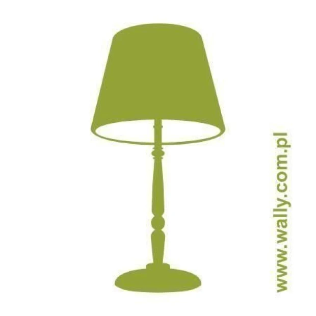 Stylowa naklejka lampa 1052 w eleganckim odcieniu zieleni, idealna do nowoczesnego wnętrza lub przyt