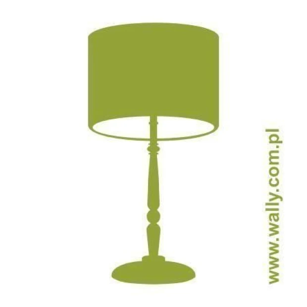 Stylowa naklejka lampa 1053 w soczystym zielonym kolorze, idealna do nowoczesnego wnętrza, dodająca 