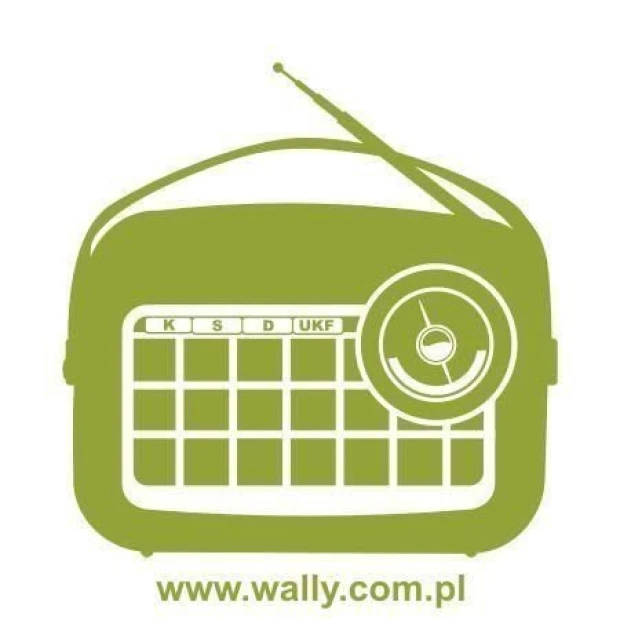 Stylowa naklejka radio 1058 w kolorze zielonym, idealna do nowoczesnego wnętrza, dodająca charakteru