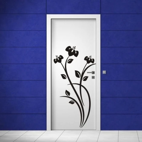 Elegancka naklejka japońska 69 w minimalistycznym stylu, idealna do nowoczesnych wnętrz z akcentem n