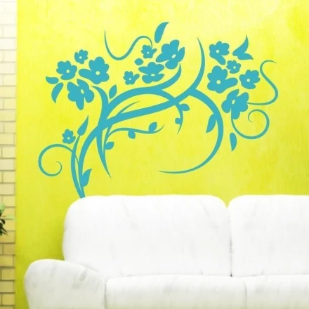 Naklejka ornament roślinny 1243