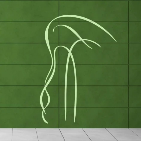 Stylowa naklejka pelikana w pastelowych odcieniach, doskonała do nowoczesnego wnętrza, ożywi każdą p