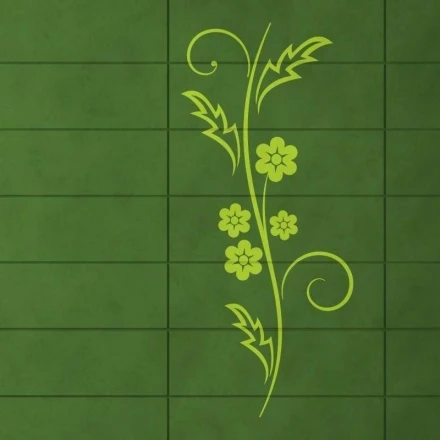 Szablon malarski kwiaty 1227