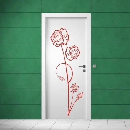 Naklejka kwiaty 0987