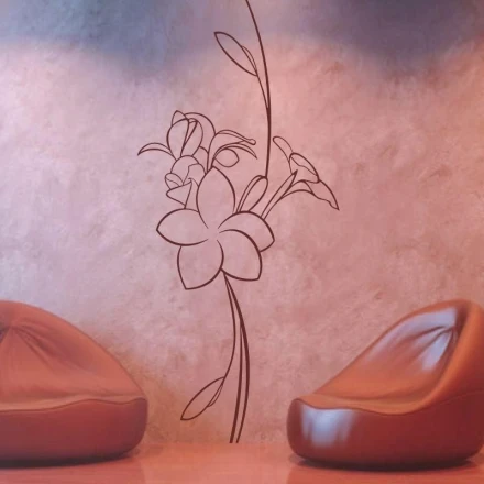 Naklejka kwiaty 0991