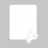 Tablica suchościeralna motokross 296 - Wzór graficzny. Kształt prostokąta z sylwetką motocyklisty w ruchu