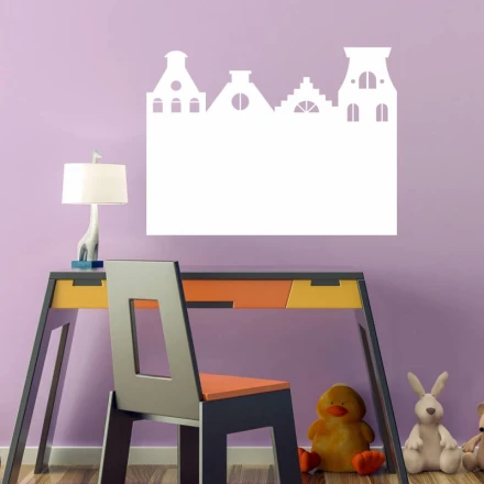 Tablica suchościeralna domki 243