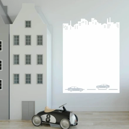 Tablica suchościeralna miasto, auta 313