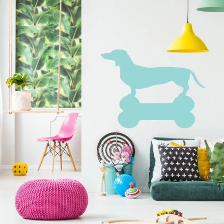 Tablica suchościeralna jamnik kość 328