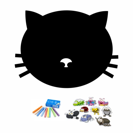 Tablica magnetyczna kredowa dla dzieci kot 197