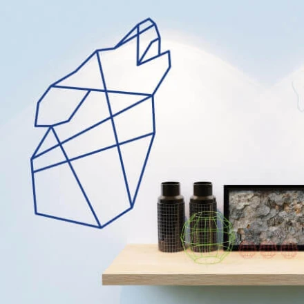 Naklejka na ścianę wilk 2482