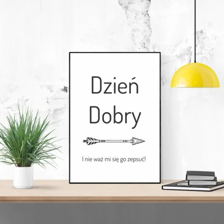 Plakat Dzień dobry 022