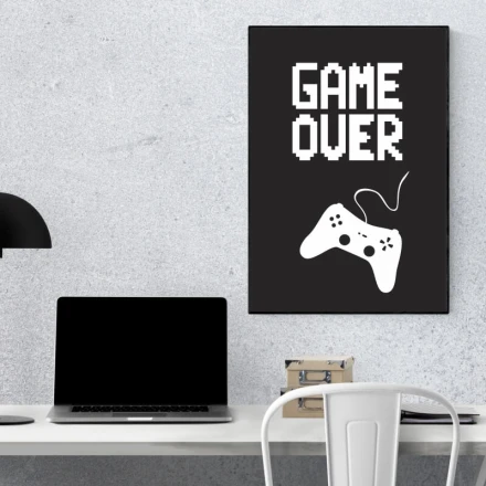 Plakat game over 001