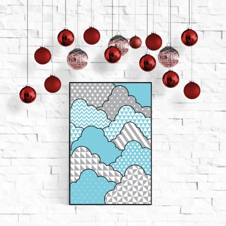 Plakat chmurki 129