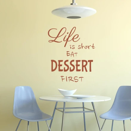 Szablon malarski Life is short 2502