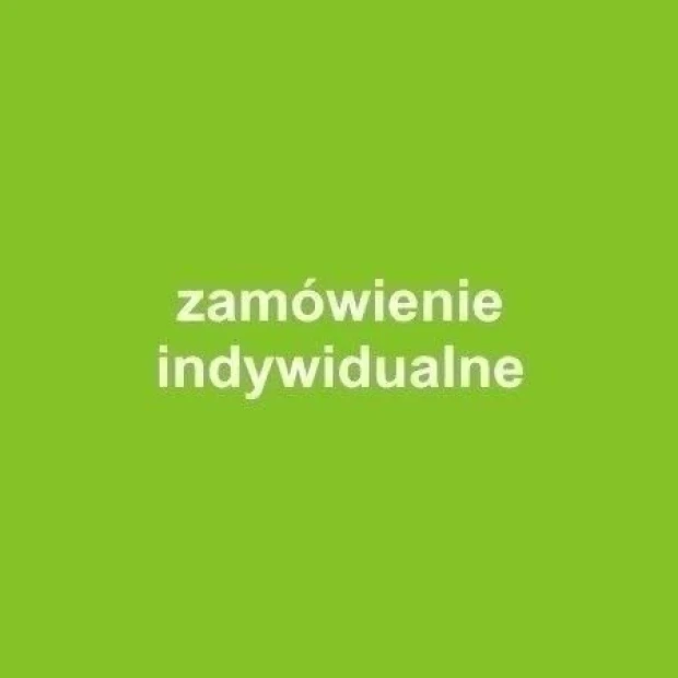 Indywidualna tablica kredowa z nadrukiem usztywniona 5mm podkładem z PCV w wymiarze 65x90 cm - Wzór graficzny. Na zielonym