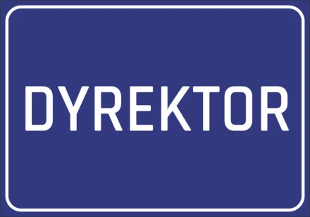 Naklejka Dyrektor