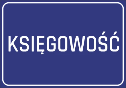 Naklejka Księgowość