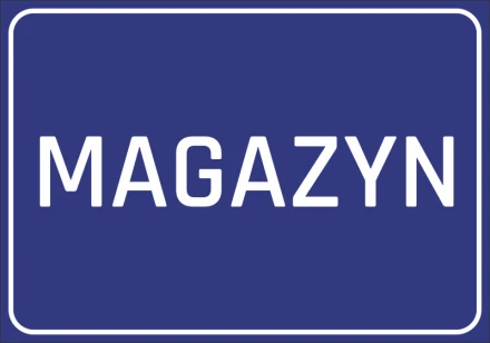Naklejka magazyn
