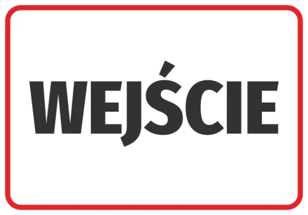 Naklejka wejście N046