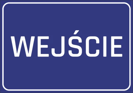 Naklejka wejście N054