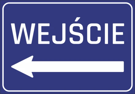 Naklejka wejście N056