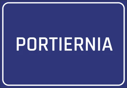 Naklejka Portiernia